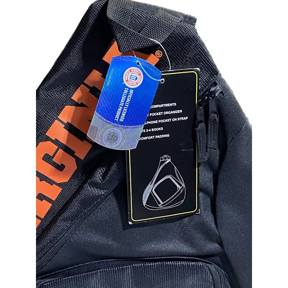 Official licensed Collegiate- Virginia Sling Backpack NWT Great Gift - Picture 2 of 3